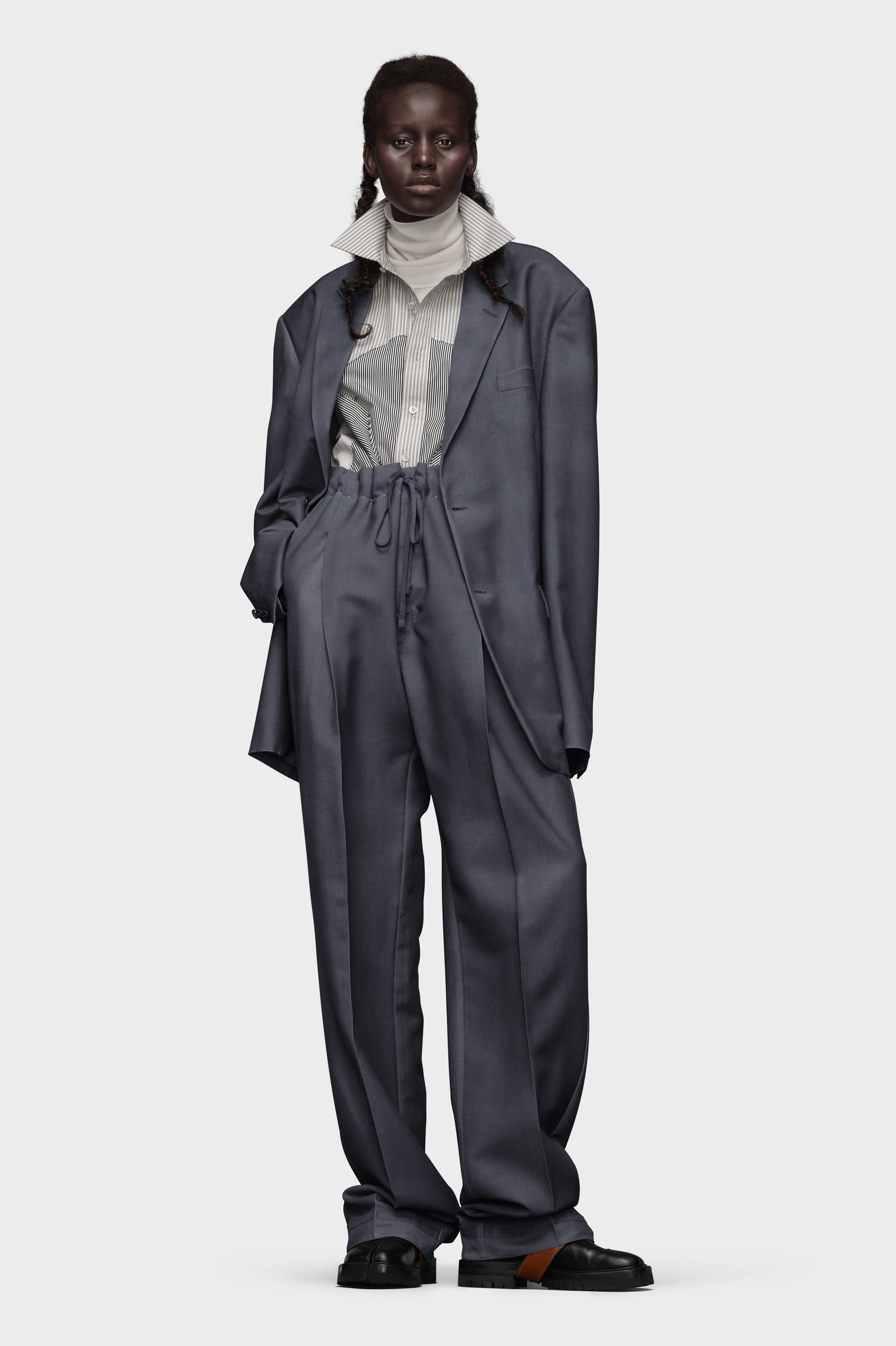 Designer Dark avion Mohair Wool Suit Jacket | Shop Online | Maison