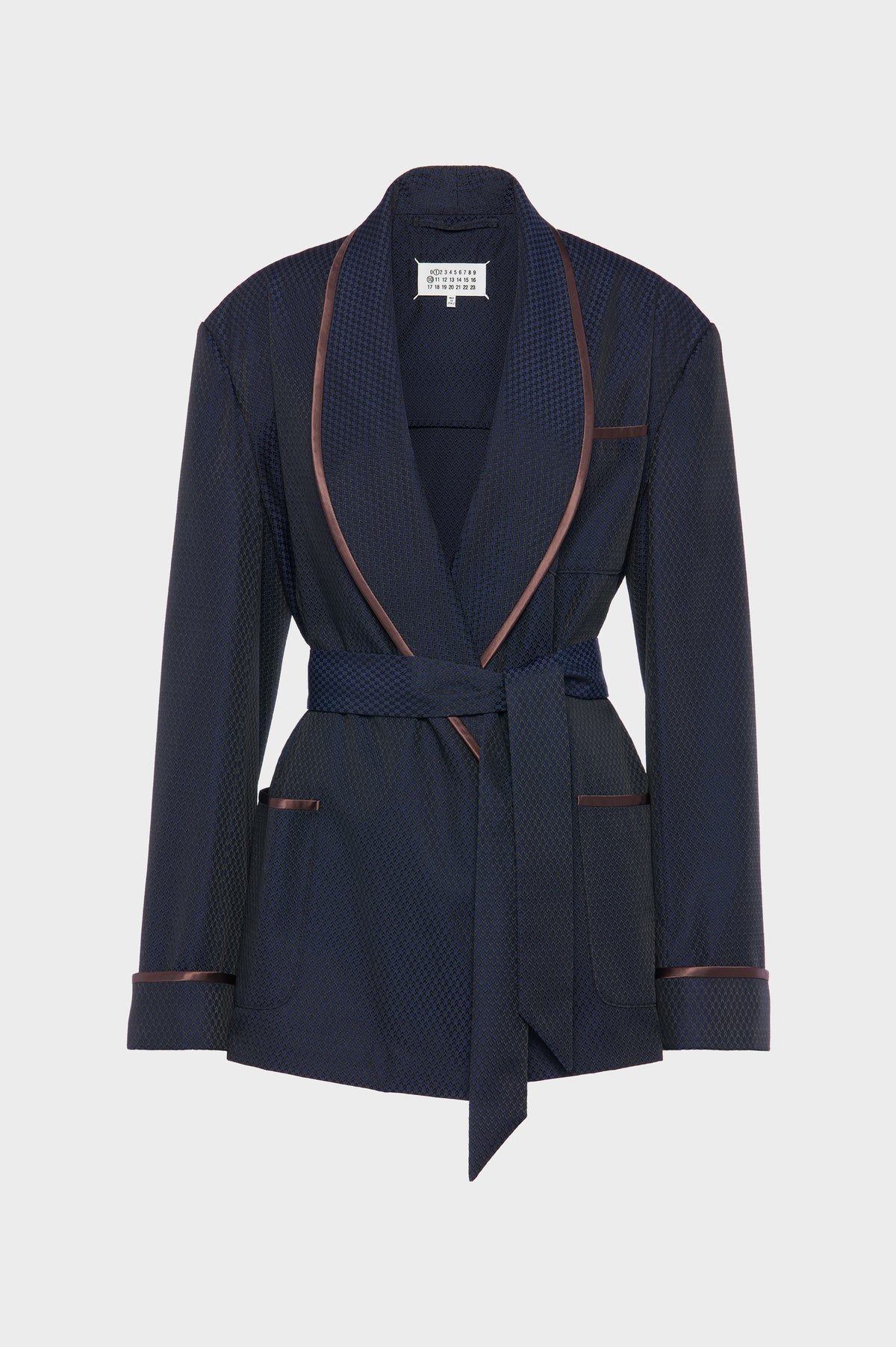 Wool robe de chambre jacket