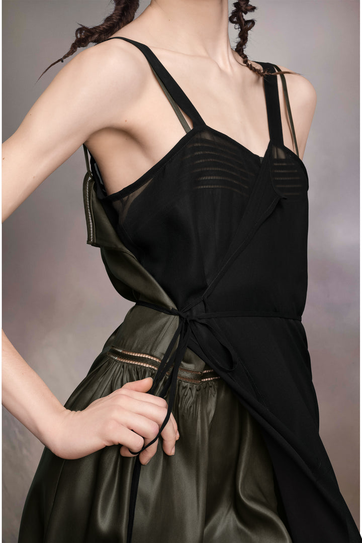 Contrast Dress