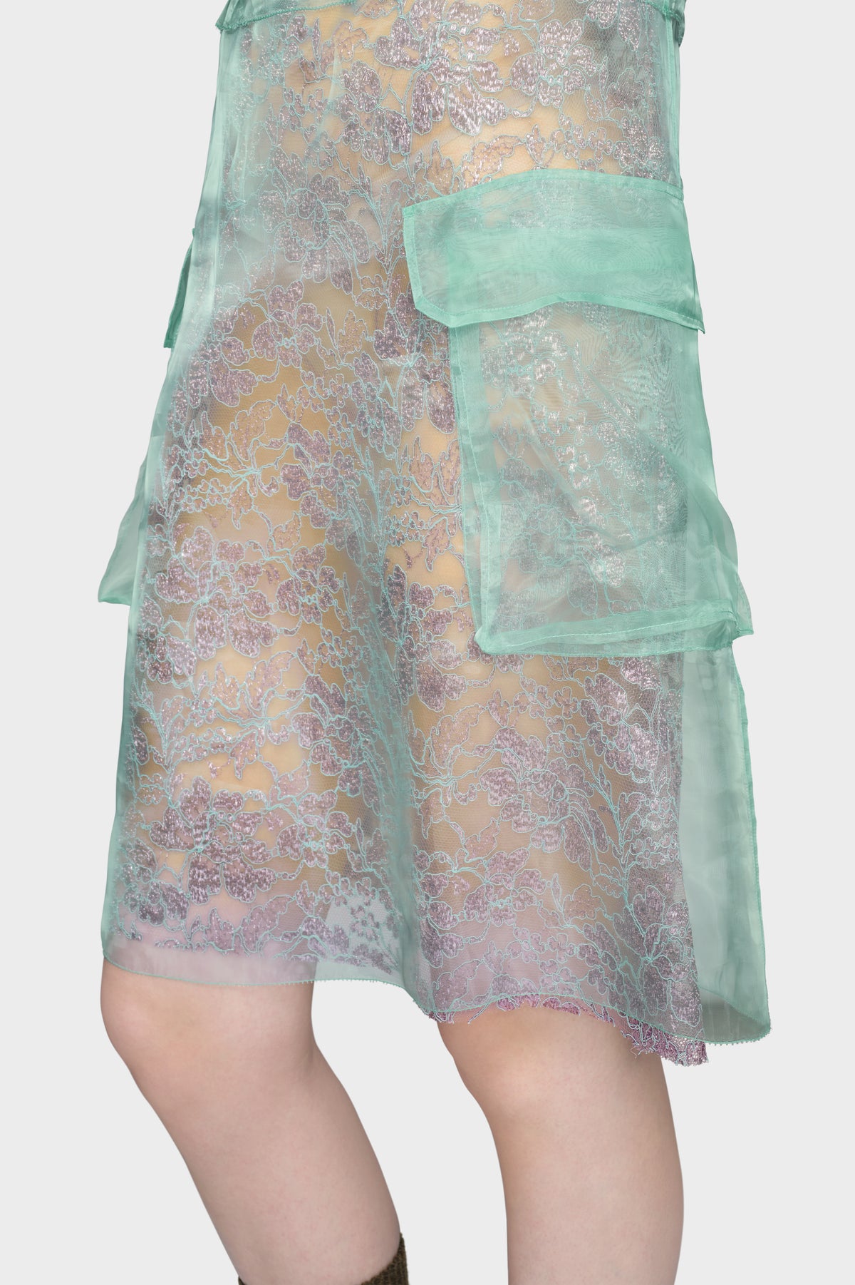 Sheer tea dress