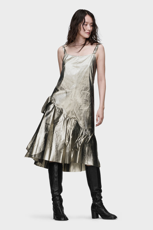 Maison Margiela Foiled Midi Dress