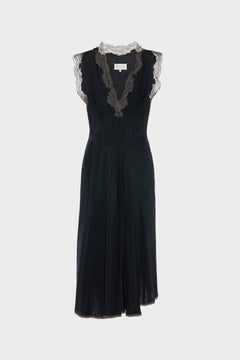 Silk midi dress