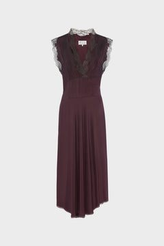 Silk midi dress