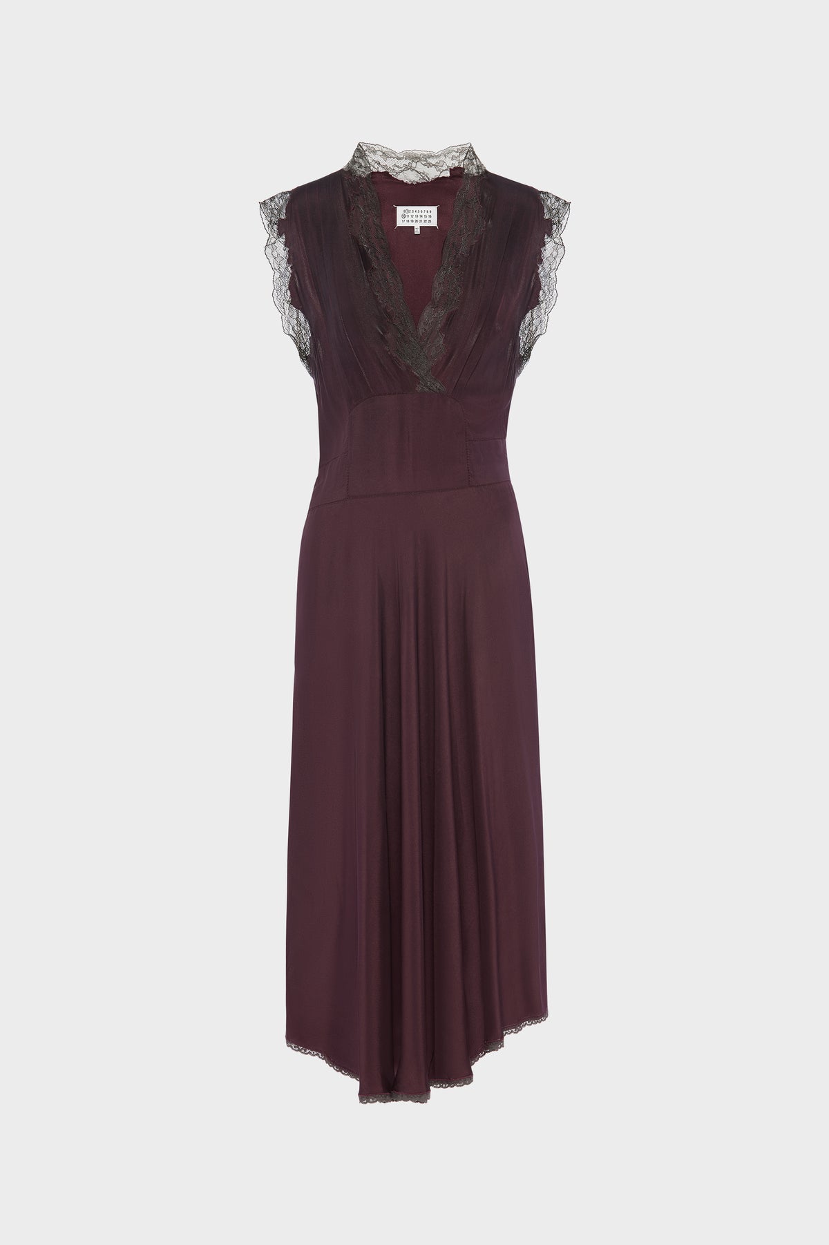 Silk midi dress