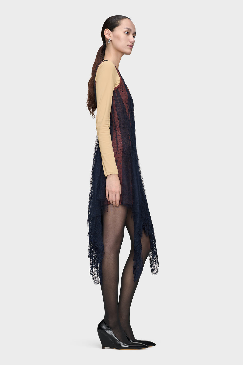 Maison Margiela Lace Midi Dress