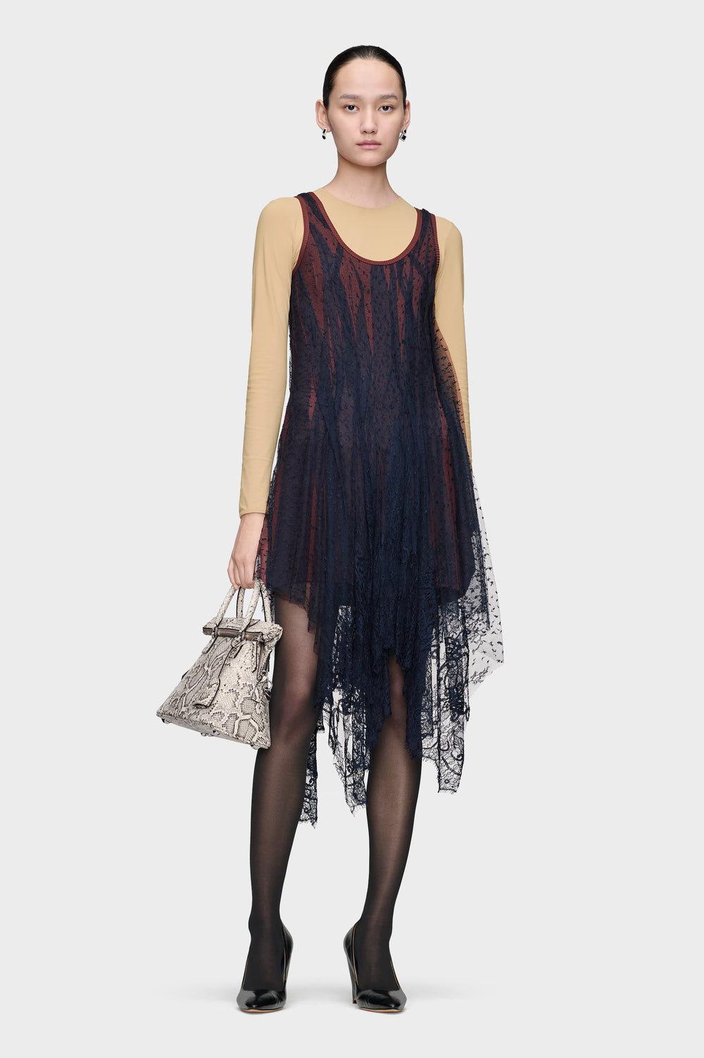 Maison Margiela Lace Midi Dress