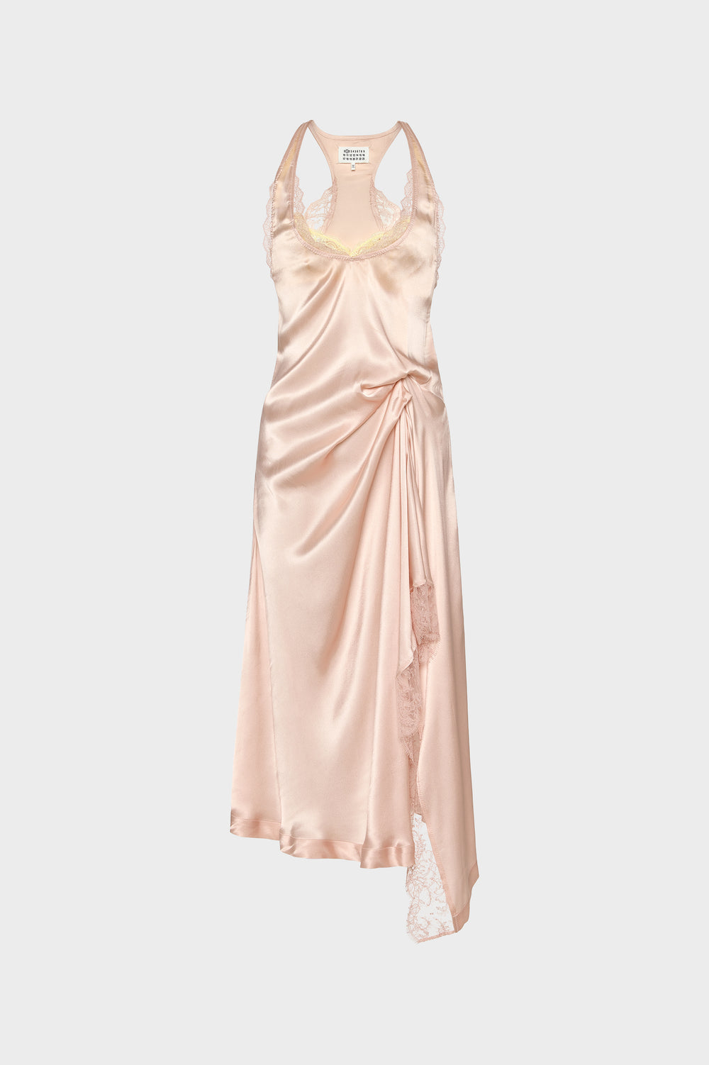 Maison Margiela Silk Lace Slip Midi Dress