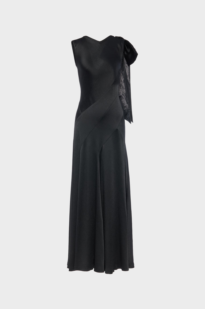 Bias-cut Evening Gown