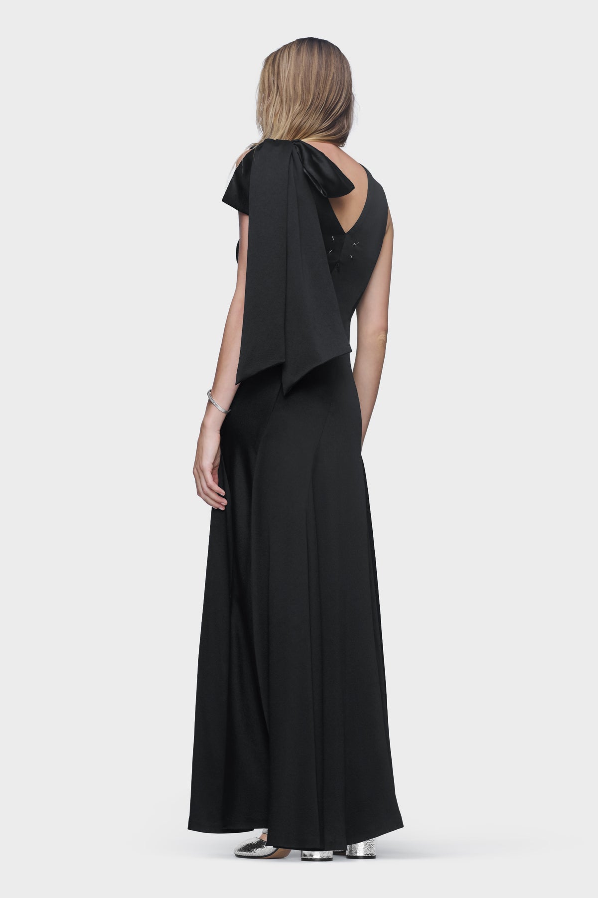 Bias-cut Evening Gown