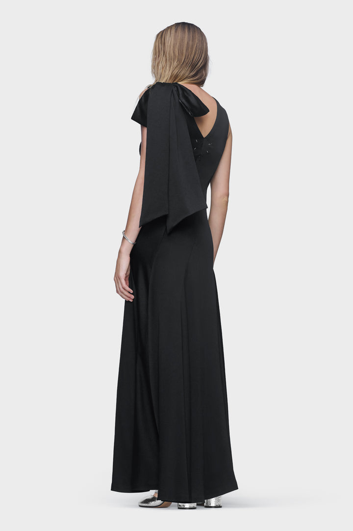 Bias-cut Evening Gown