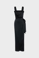 Silk satin maxi dress