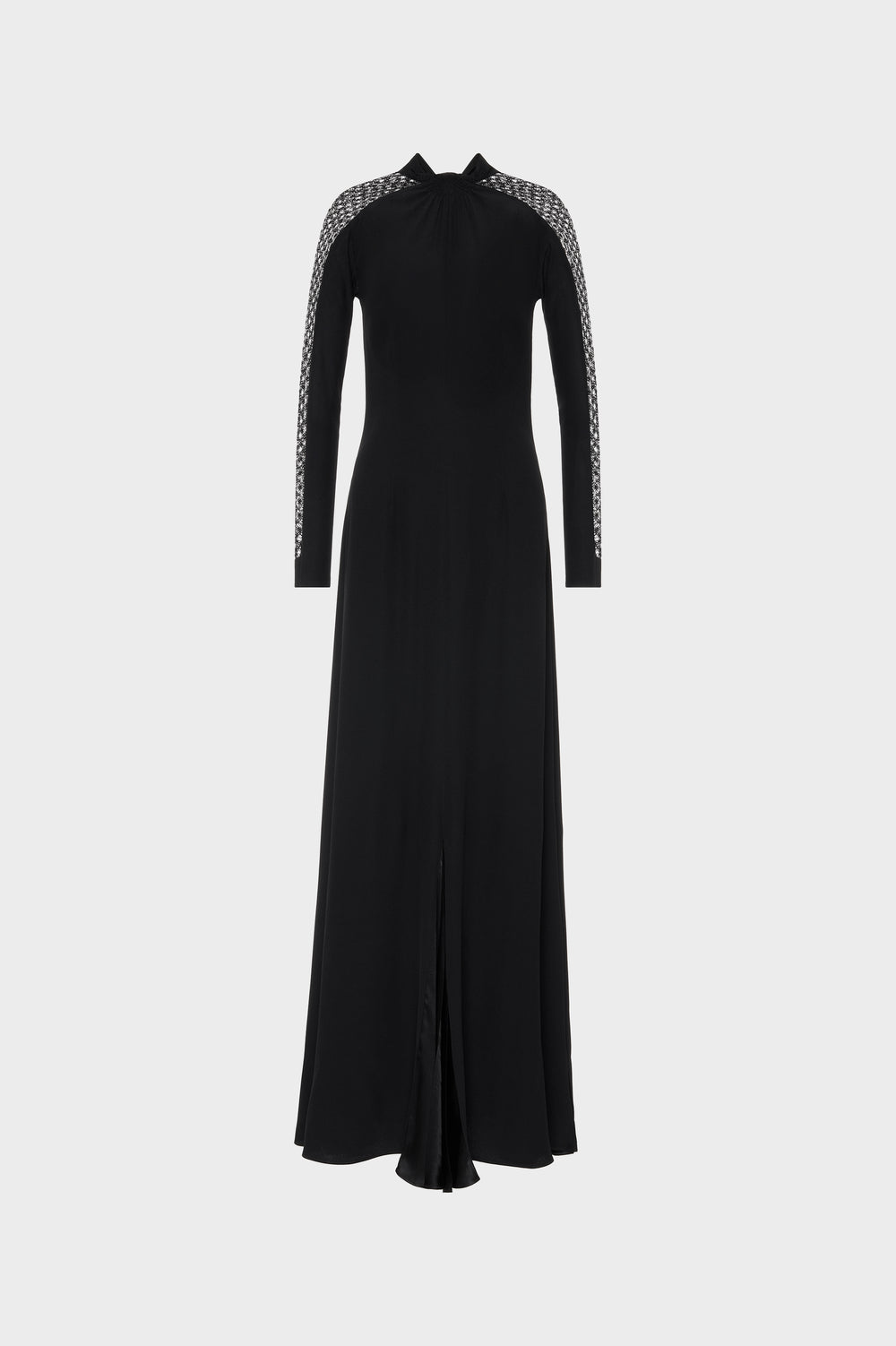 Designer Black Silk Maxi Dress | Shop Online