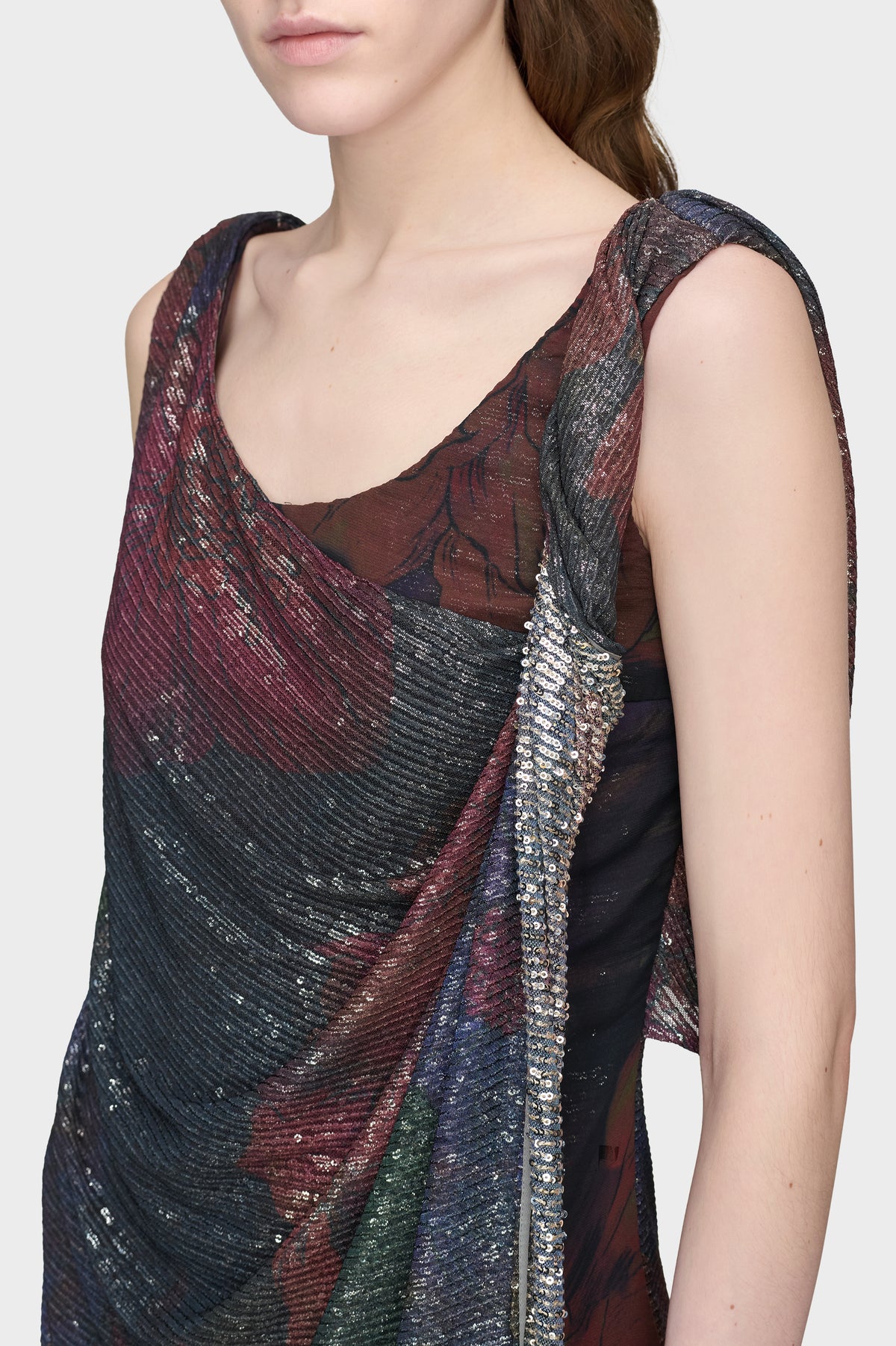 Sequined Maxi Dress