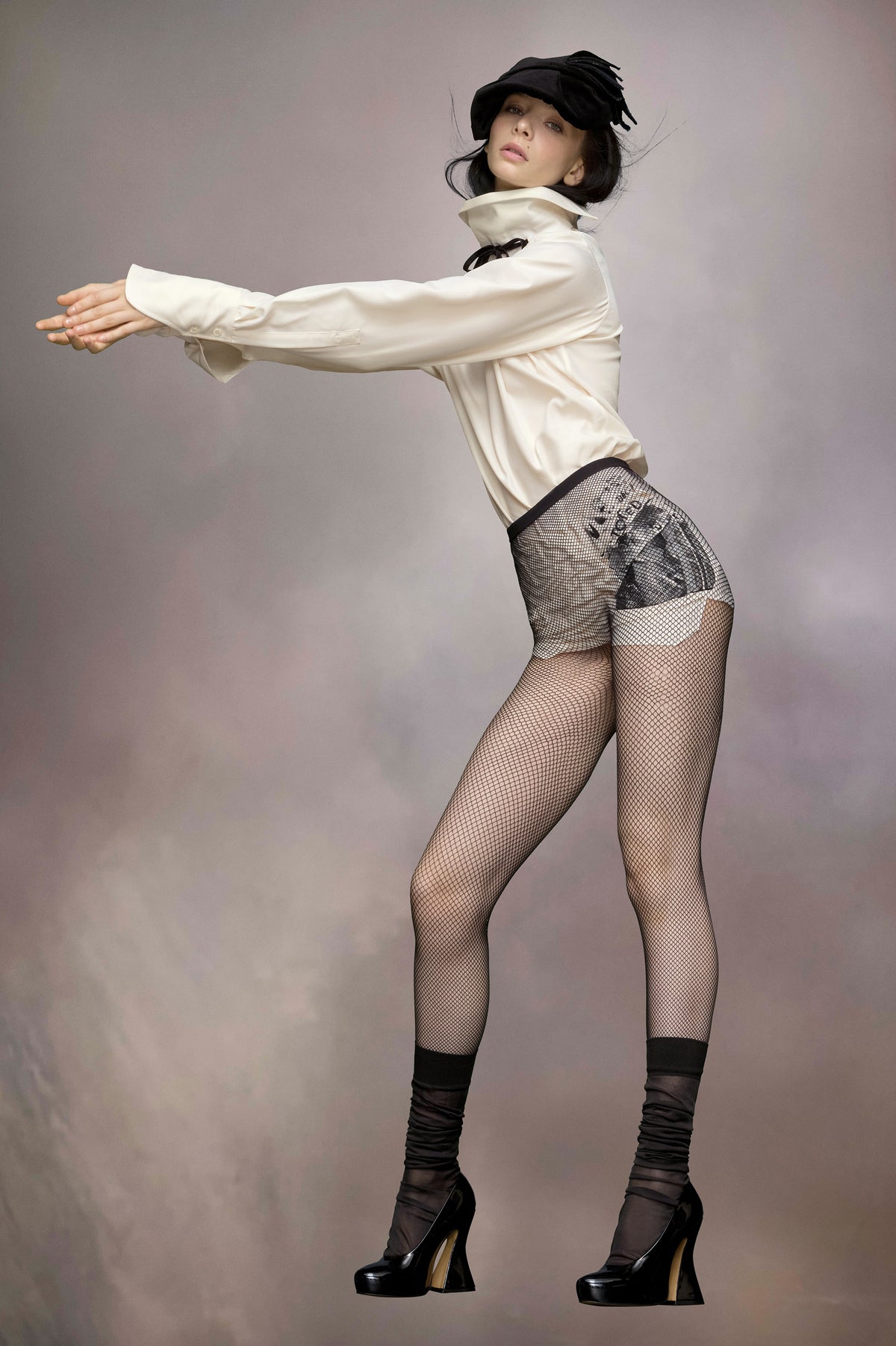Invitation silk shirt