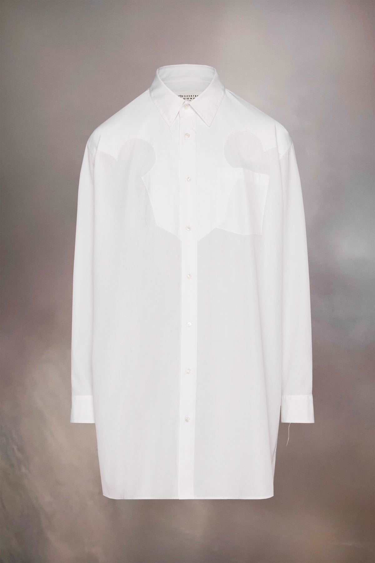Cotton poplin shirt dress