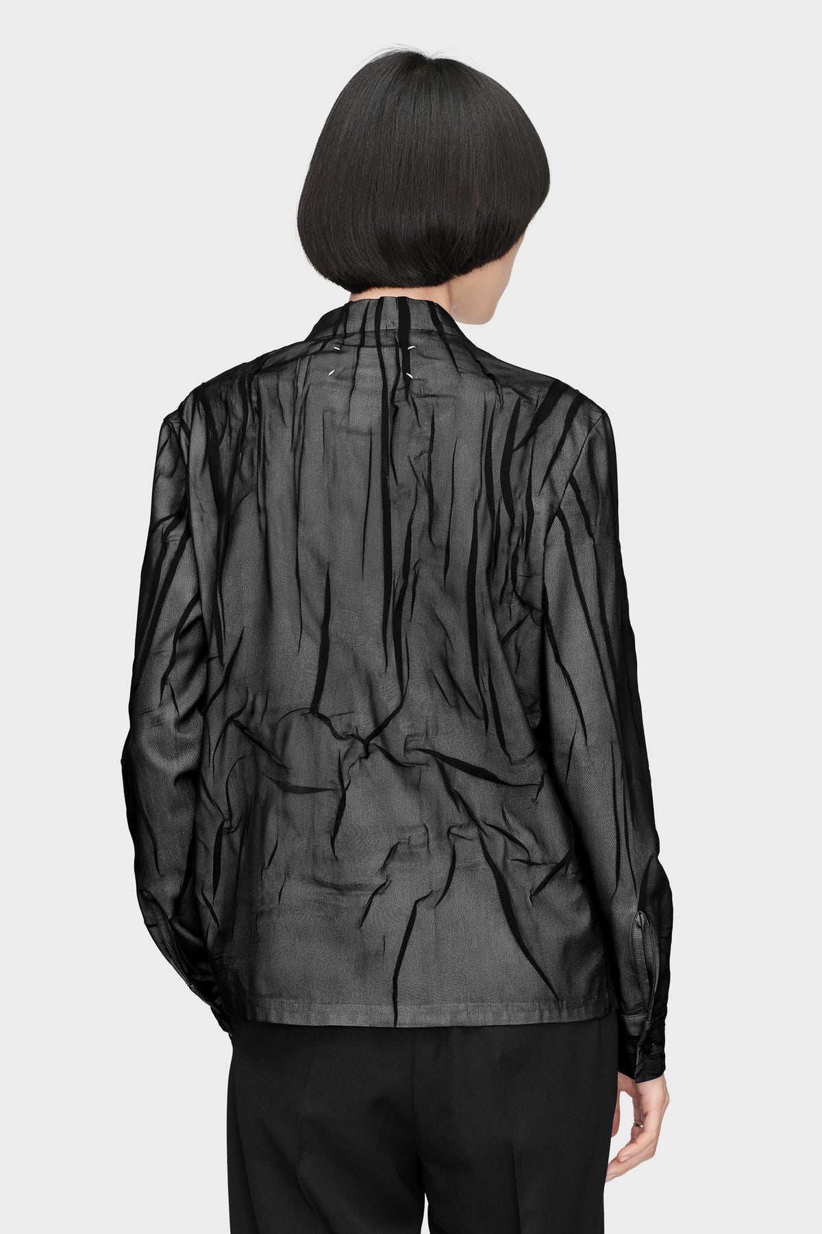 Bonded Crease Long-Sleeve Shirt