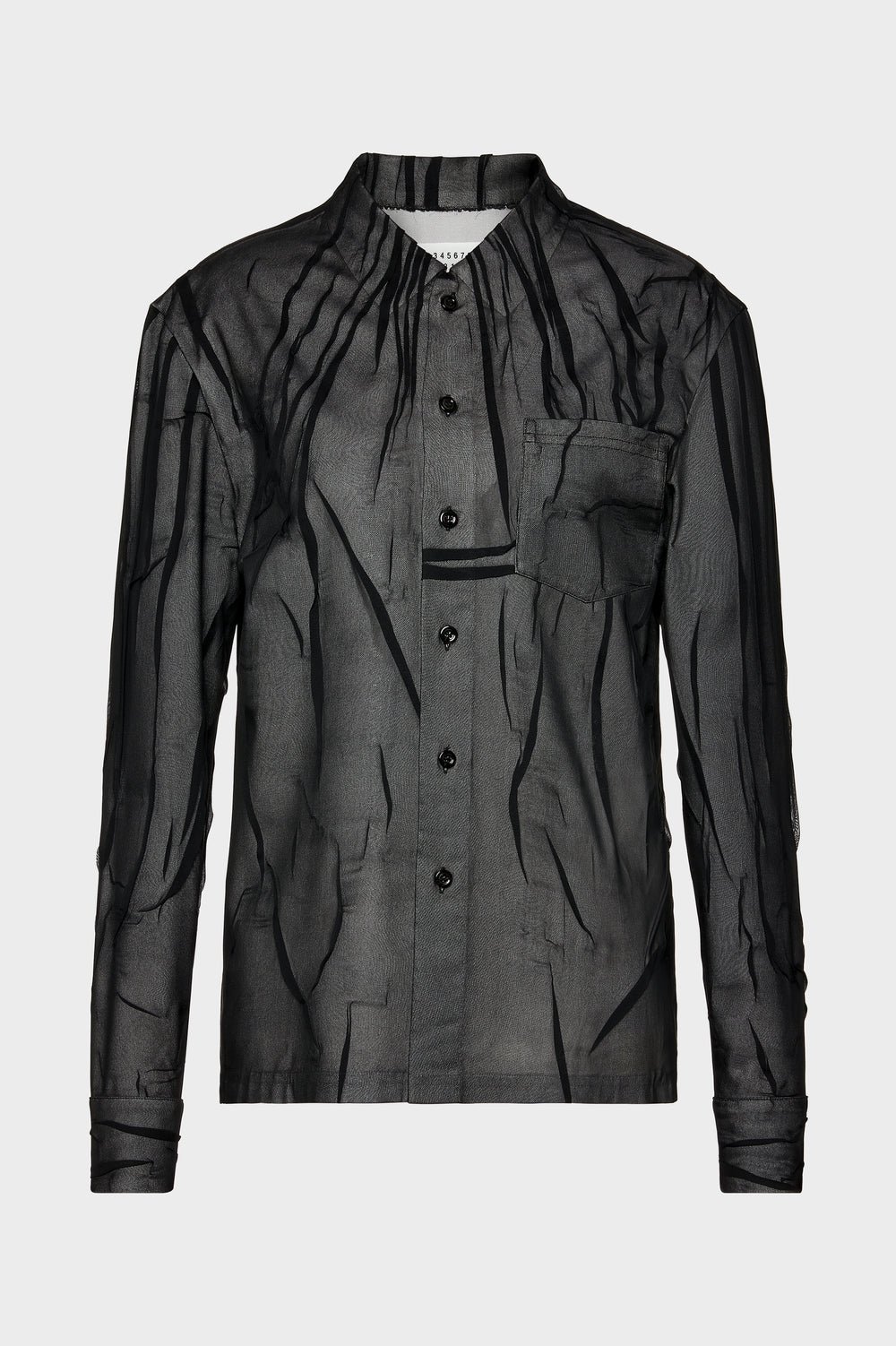 Maison Margiela Bonded Crease Long-Sleeve Shirt