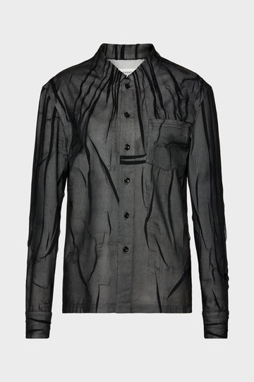 Bonded Crease Long-Sleeve Shirt