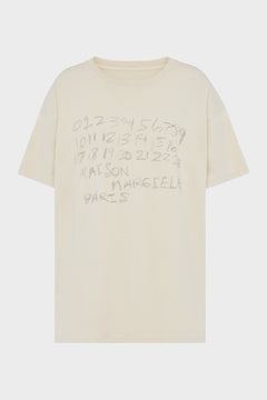 Numerical cotton T-shirt