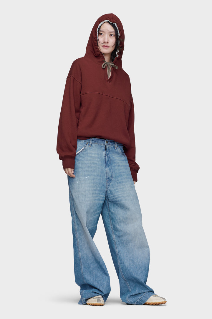 Cotton Shoelace Hoodie
