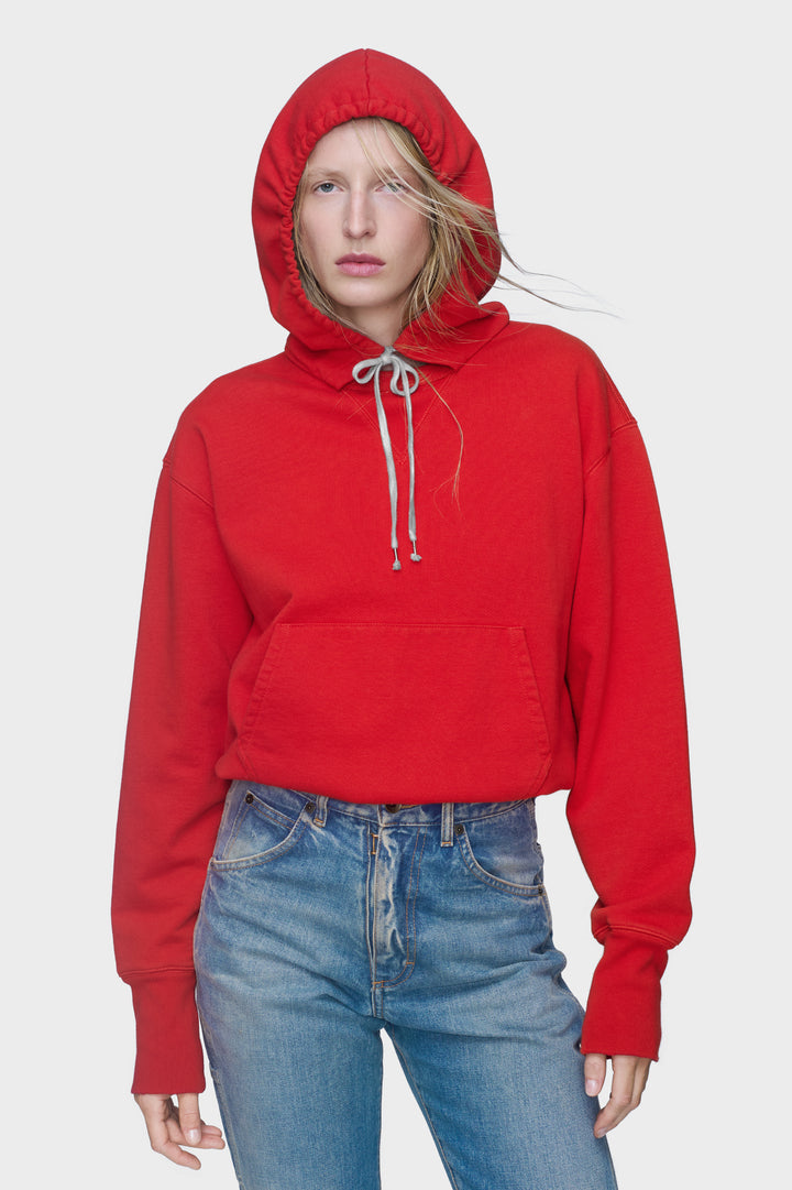 Cotton hooded sweatshirt