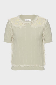 Embroidered knit top