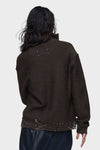 Maison Margiela Wool quarter-zip sweater