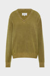 Maison Margiela Virgin wool V-neck sweater