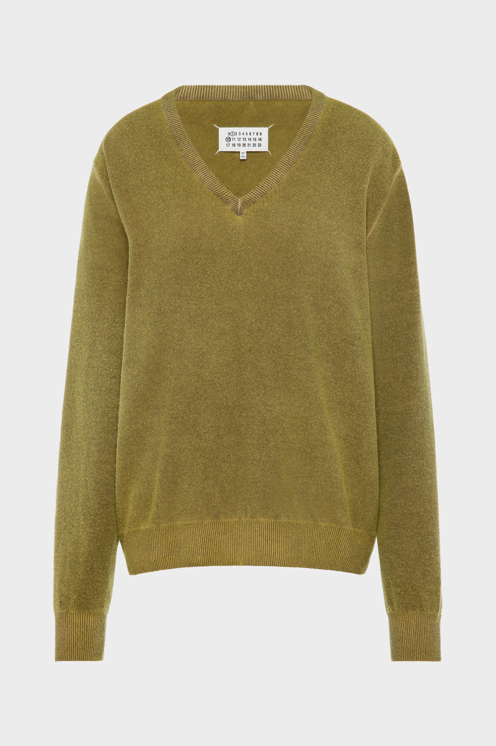 Maison Margiela Virgin wool V-neck sweater