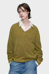 Maison Margiela Virgin wool V-neck sweater