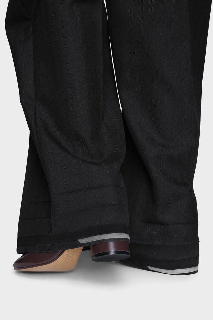 Tailored wool trousers