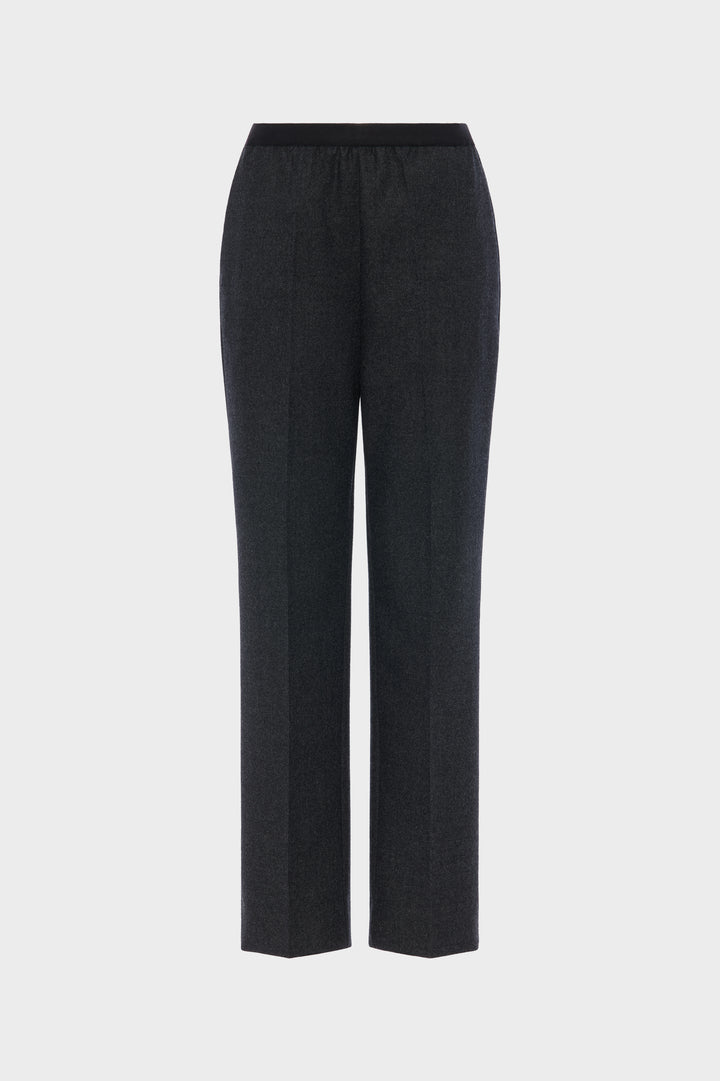 Wool straight-Leg trousers