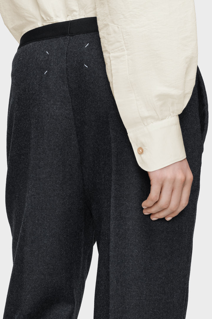 Wool straight-Leg trousers