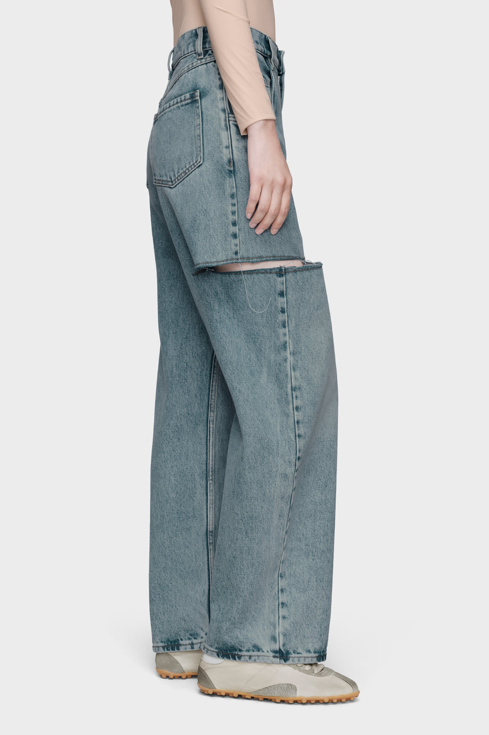 Maison Margiela Denim jeans with slash details