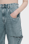 Maison Margiela Denim jeans with slash details