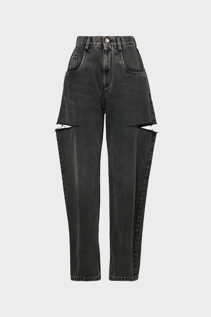 Cut-out jeans