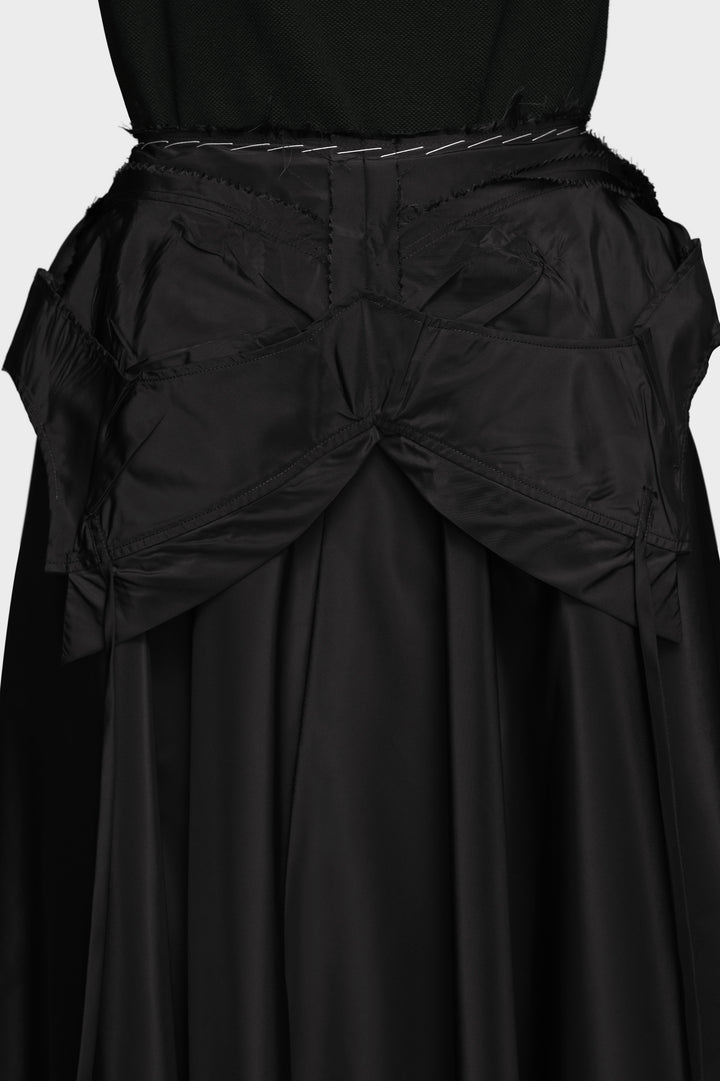Taffeta Midi Skirt