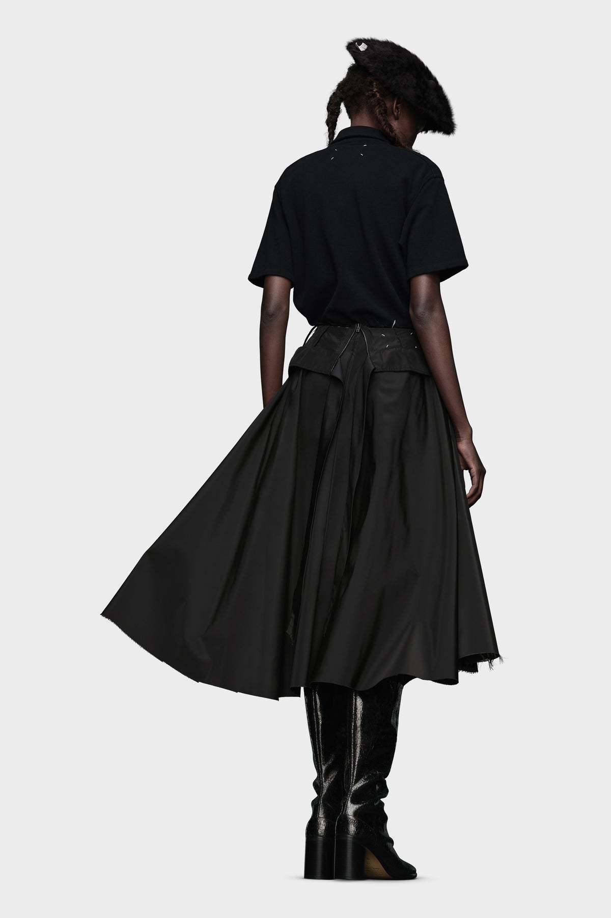 تافتا ميدي تنورة