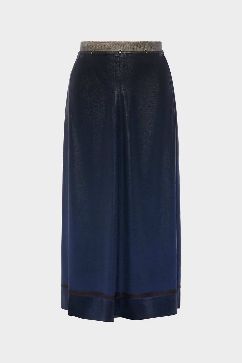 Maison Margiela Foil-treated midi skirt