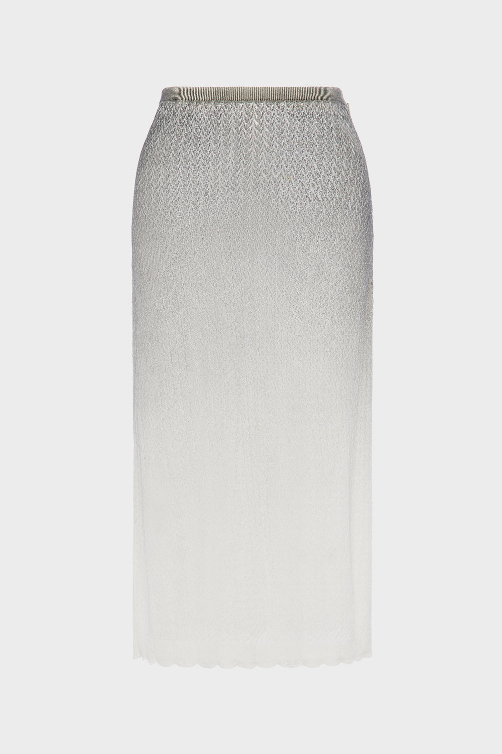 Maison Margiela Sheer knit midi skirt