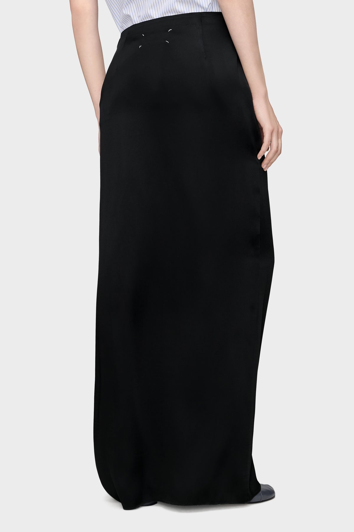 Silk Draped Skirt