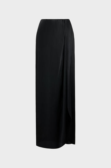 Silk Draped Skirt