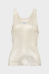 Maison Margiela Silver Print Tank Top