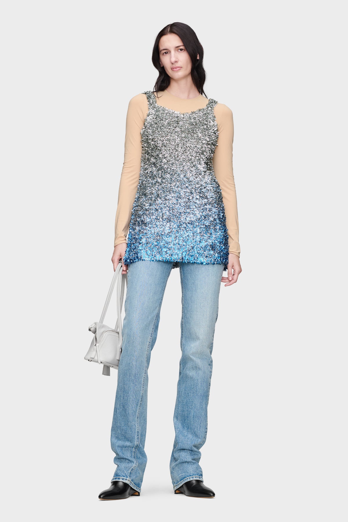 Foil Knit Top