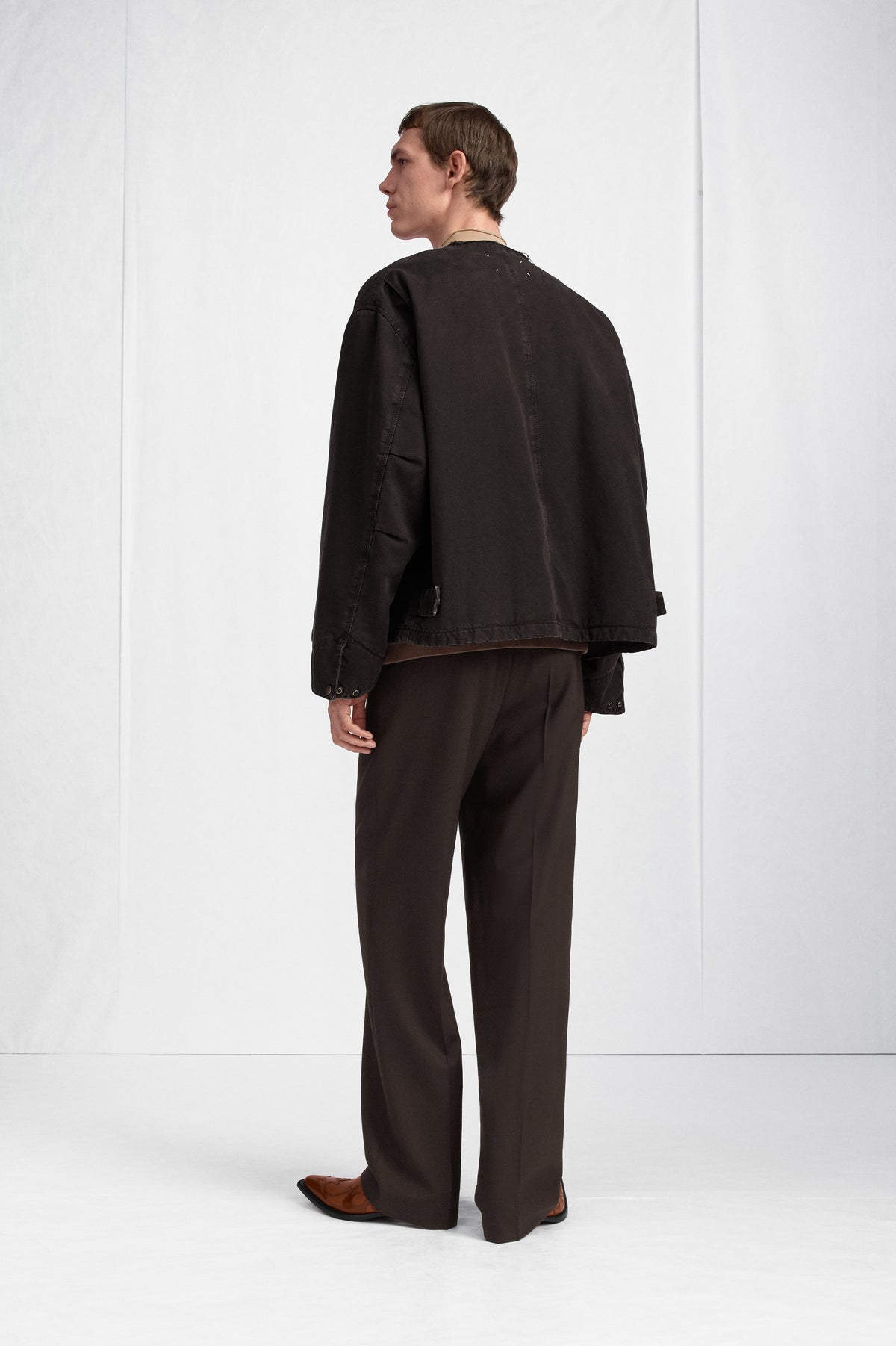 V-Neck Cotton Jacket