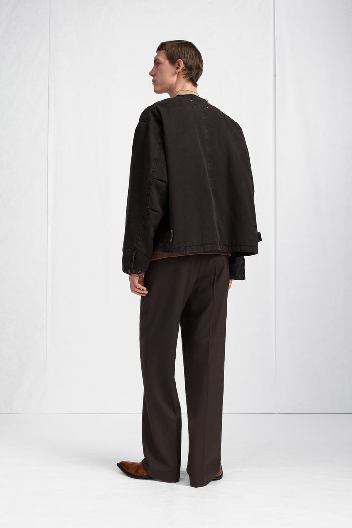 V-Neck Cotton Jacket