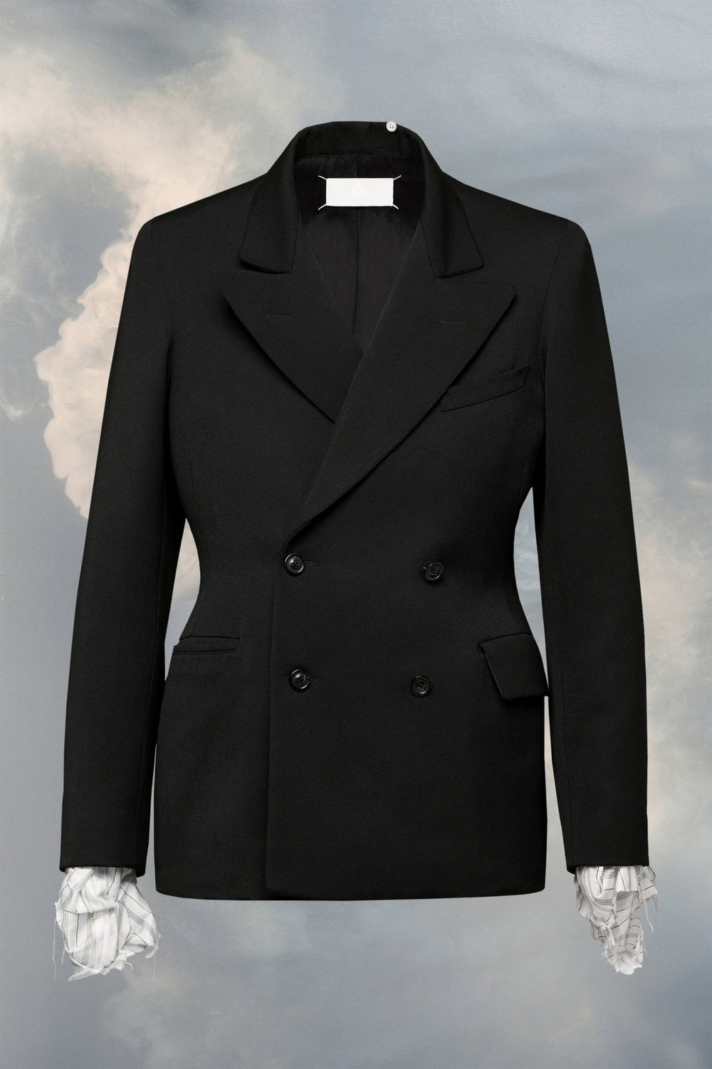 Maison Margiela Wool couture waist suit jacket