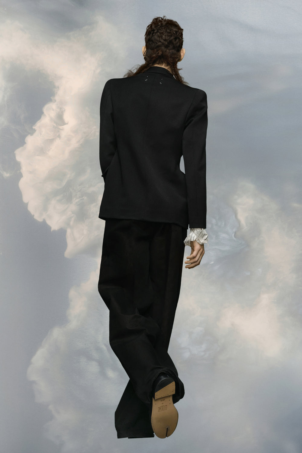 Maison Margiela Wool couture waist suit jacket