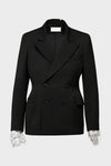 Maison Margiela Wool couture waist suit jacket