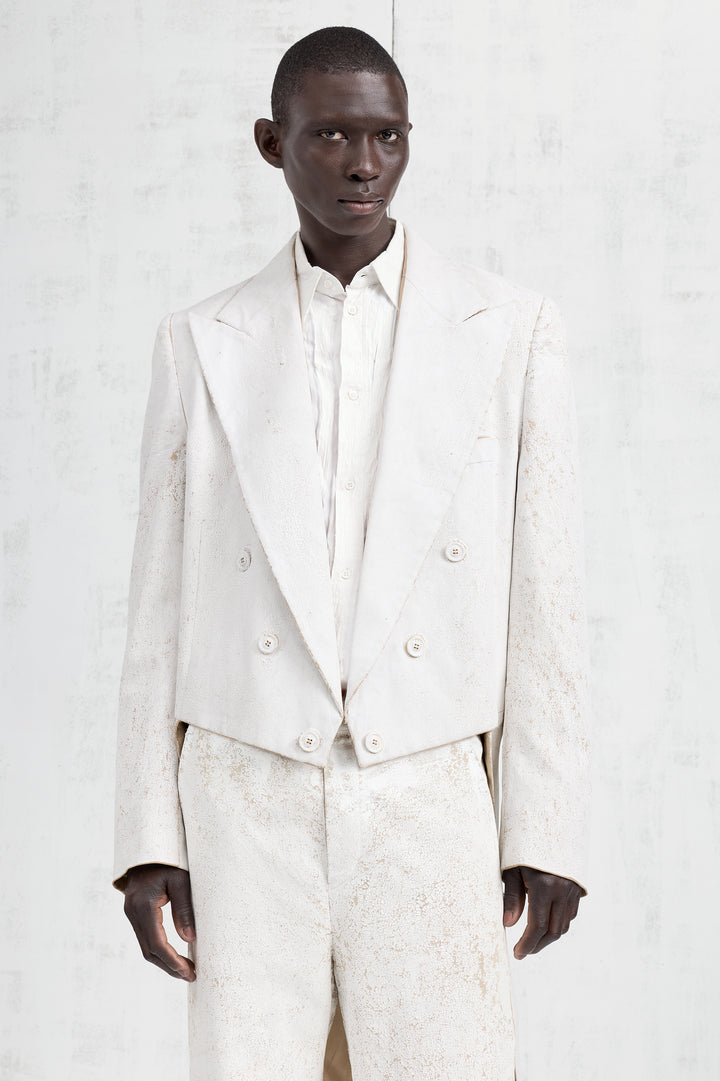 Bianchetto Double-Breasted Tailcoat